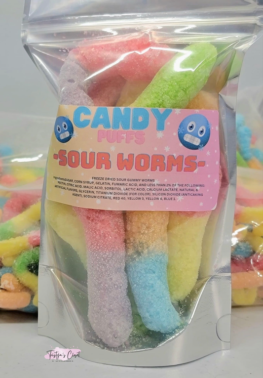 Containers of Freeze Dried Candy