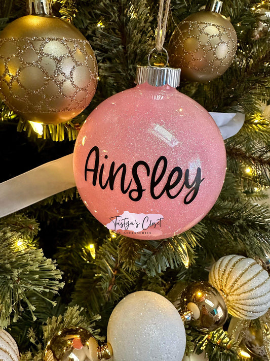 Babys 1st Christmas 2023- With name ornament