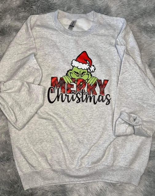 Merry Christmas from the Mean Green Guy Crewneck